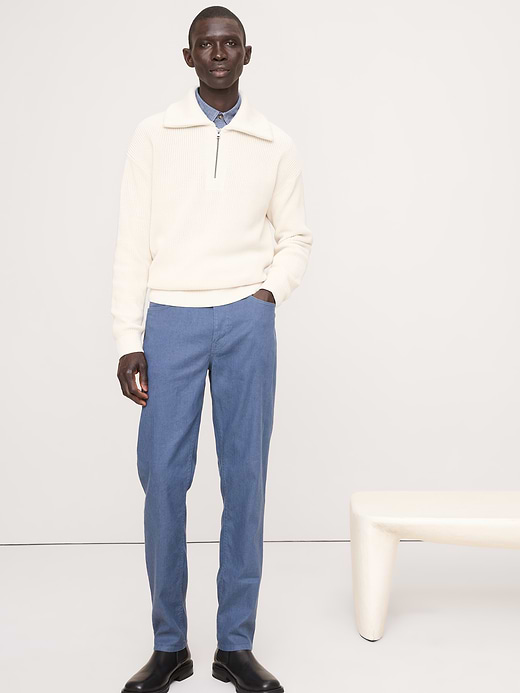 Banana Republic Slim Linen-Cotton Traveler Pant — photo 1