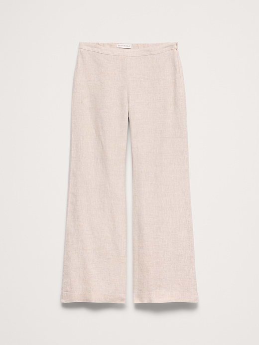 Banana Republic Mid-Rise Kick-Flare Linen Ankle Pant — photo 5