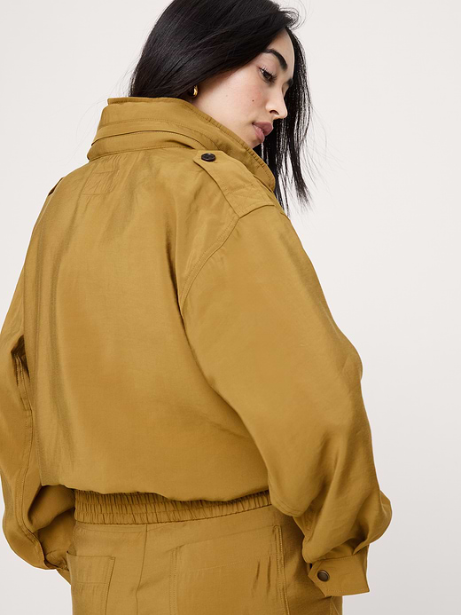Banana Republic Luster Twill Utility Jacket — photo 3