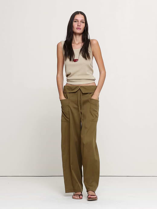 Banana Republic High-Rise Straight-Leg Fisherman Pant — photo 6