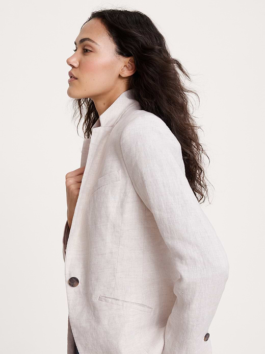 Banana Republic Slim Linen Blazer — photo 4