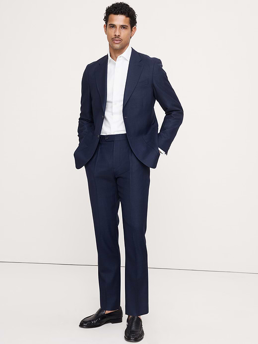 Banana Republic Tailored Slim-Fit Italian Wool Ventile Suit Pant — photo 6