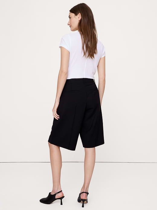 Banana Republic High-Rise Italian Wool Bermuda Short — photo 3