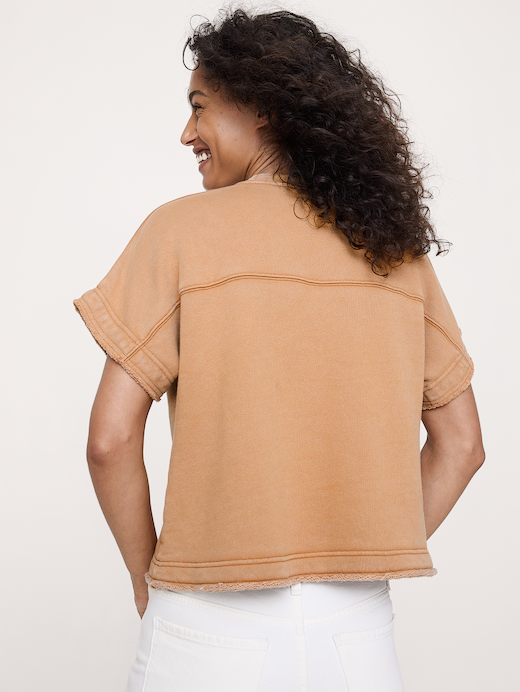 Banana Republic Terry Sweatshirt Tee — photo 3