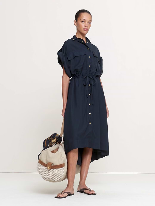 Banana Republic Viscose Midi Shirt Dress — photo 5