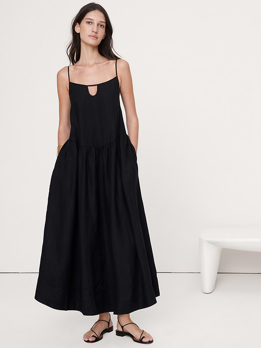 Banana Republic Linen Drop-Waist Maxi Dress — photo 1