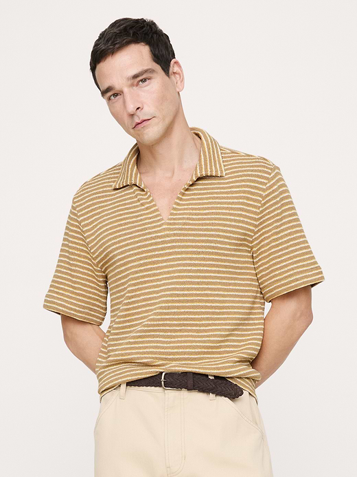 Banana Republic Relaxed-Fit Striped Polo — photo 1
