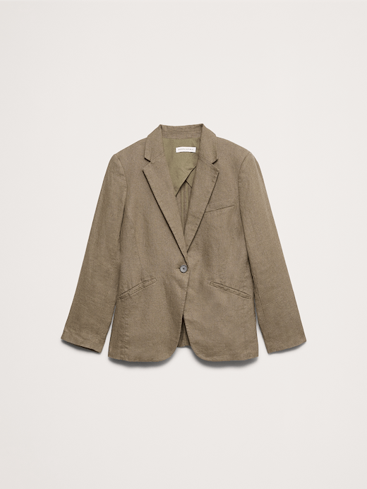 Banana Republic Slim Linen Blazer — photo 5