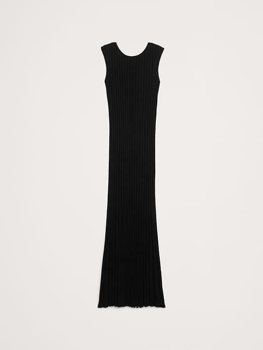 Banana Republic Sculpted Ribbed Backless Maxi Dress — photo 5