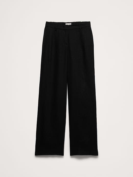 Banana Republic The Everyday Wide-Leg Pant in Linen — photo 4