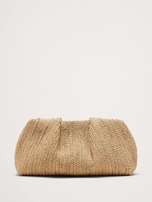 Banana Republic Raffia Clutch — photo 5
