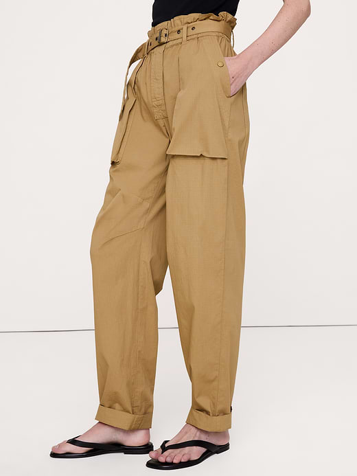 Banana Republic Ripstop Cotton Paperbag Pant — photo 4