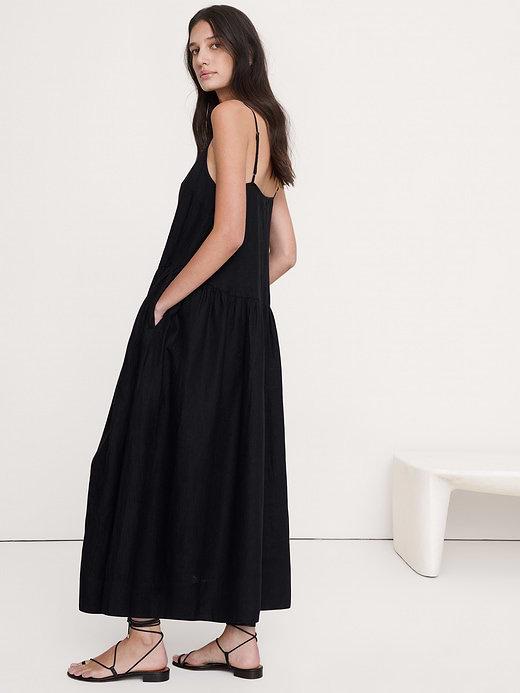 Banana Republic Linen Drop-Waist Maxi Dress — photo 3