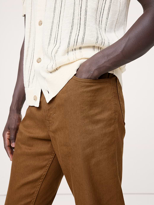 Banana Republic Slim Linen-Cotton Traveler Pant — photo 4