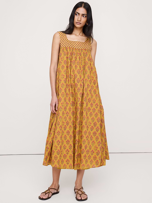 Banana Republic Cotton Square-Neck Dress — photo 1