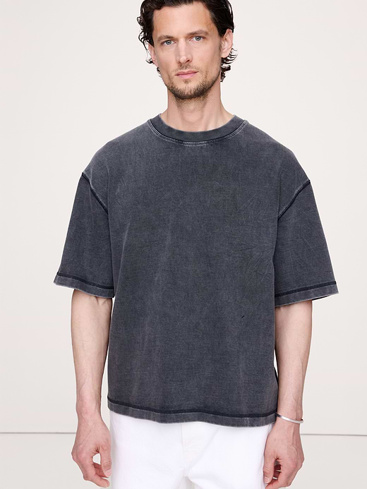 Banana Republic Heavyweight Cotton Boxy Tee — photo 1