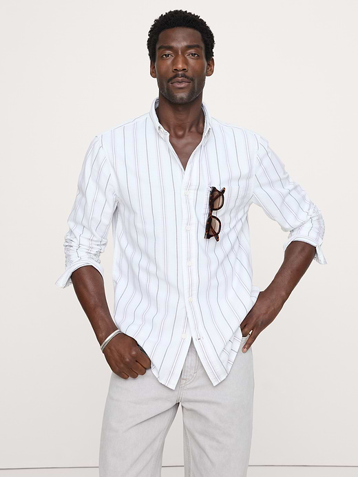 Banana Republic Standard-Fit Cotton Oxford Shirt — photo 1