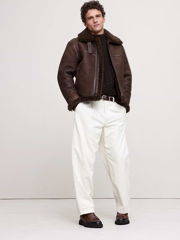 Banana Republic Loose Pleated Corduroy Pant — photo 6
