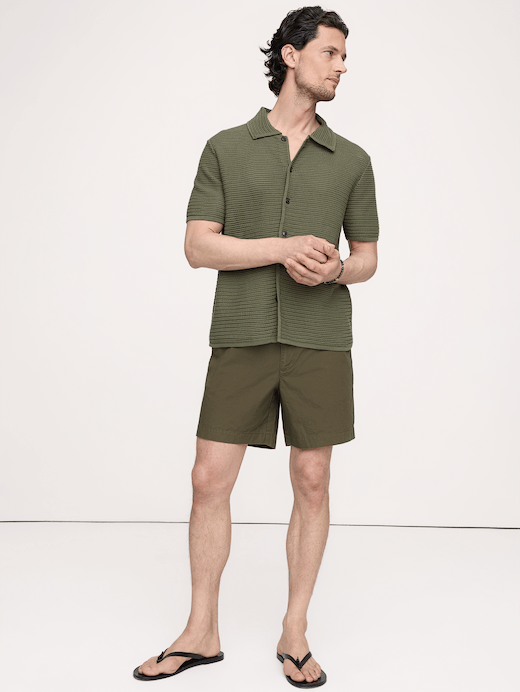 Banana Republic The Weekender 7" Pull-On Short in Cotton — photo 1