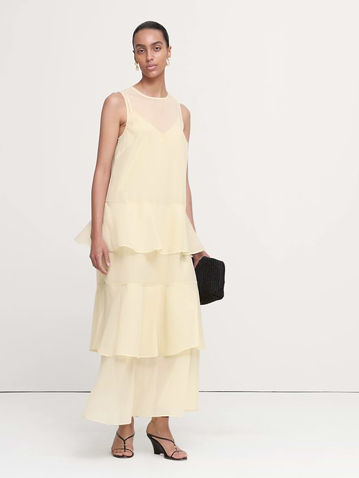 Banana Republic Organza Tiered Maxi Dress — photo 8