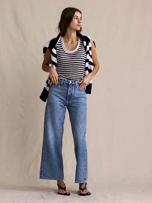 Banana Republic The Icon Classic Wide-Leg Crop Jean — photo 8