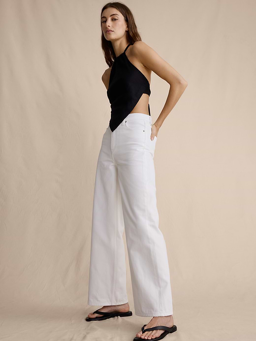 Banana Republic The Icon Classic Wide-Leg Crop Jean — photo 4