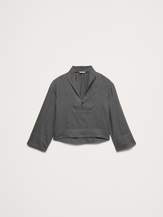 Banana Republic Linen Popover Top — photo 5