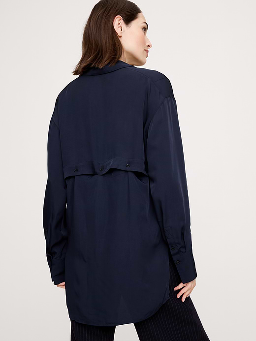 Banana Republic Drapey Button-Back Tunic — photo 3