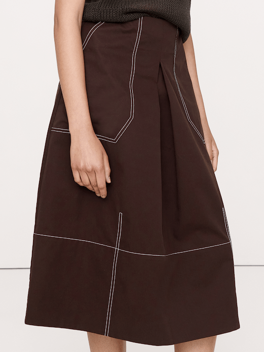 Banana Republic Barrel Midi Skirt — photo 4