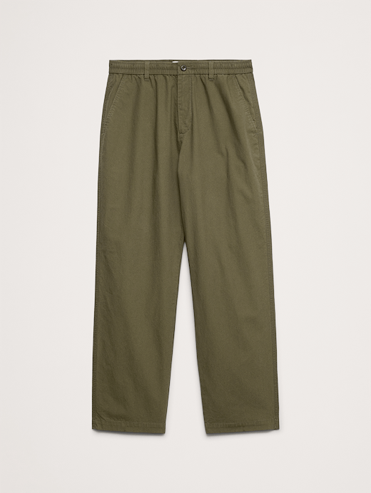 Banana Republic The Weekender Relaxed Pull-On Pant in Cotton — photo 5