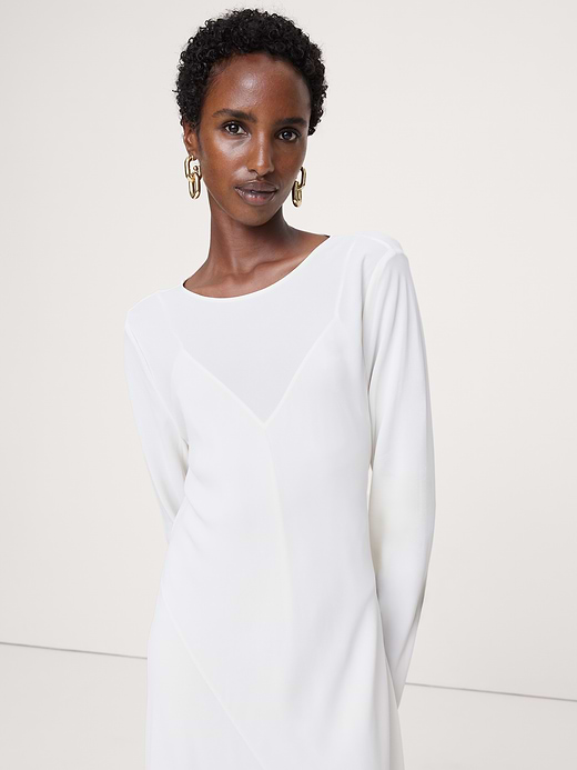 Banana Republic Bias-Cut Chiffon Maxi Dress — photo 5