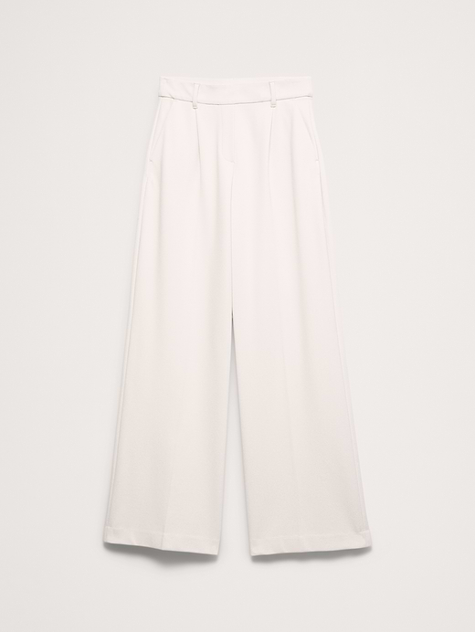 Banana Republic High-Rise Wide-Leg Drapey Ponte Pull-On Pant — photo 5