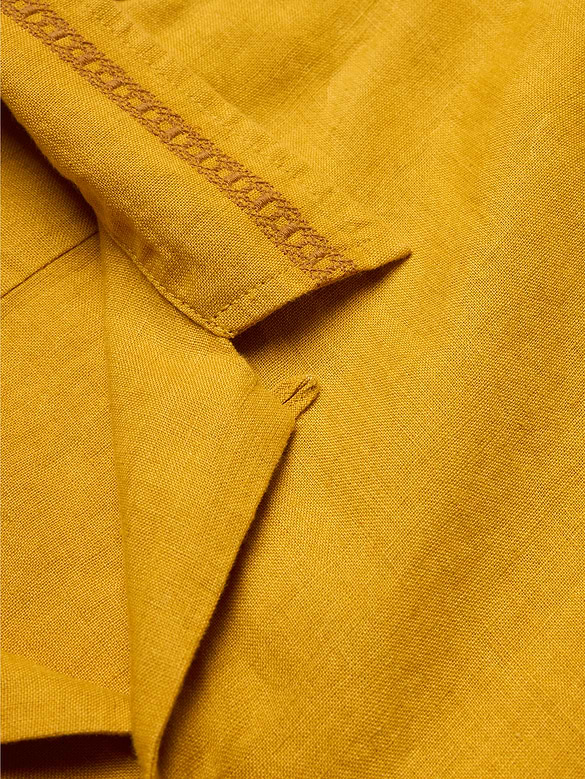 Banana Republic Standard-Fit Embroidered Linen Resort Shirt — photo 3