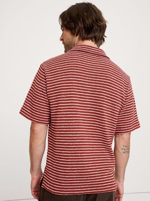 Banana Republic Relaxed-Fit Striped Polo — photo 3