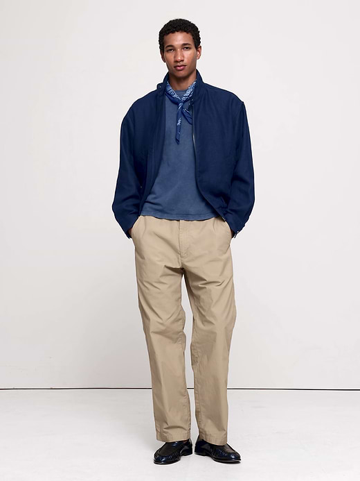 Banana Republic The Weekender Relaxed Pull-On Pant in Cotton — photo 6