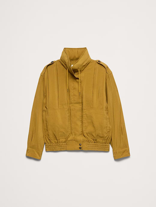 Banana Republic Luster Twill Utility Jacket — photo 5
