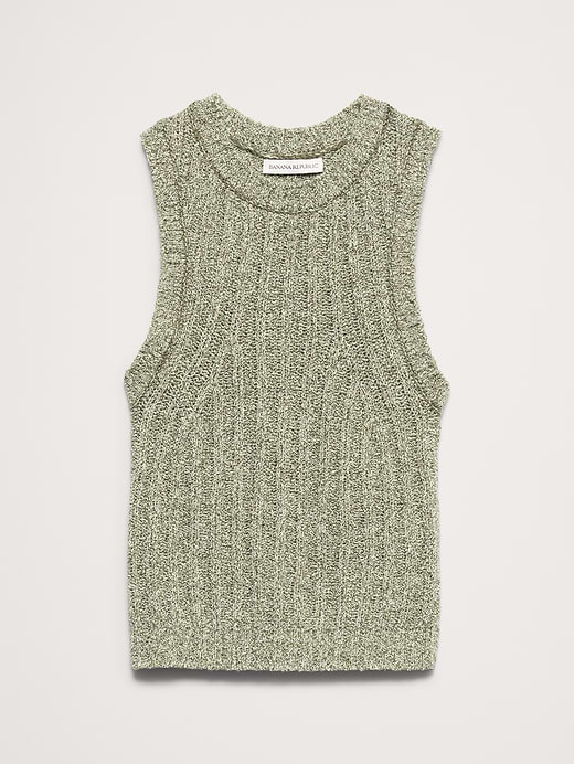 Banana Republic Bouclé Cotton Sweater Tank — photo 5