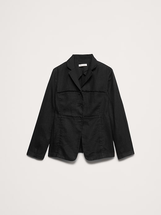 Banana Republic Fringe Linen Blazer — photo 5