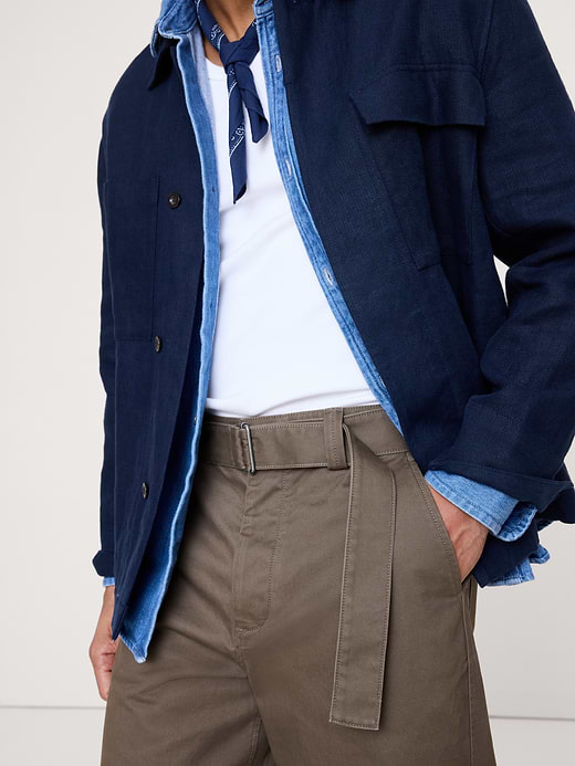 Banana Republic Loose Belted Chino — photo 4
