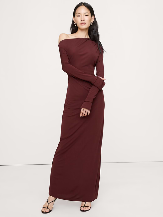 Banana Republic Matte Jersey Open Back Maxi Dress — photo 1