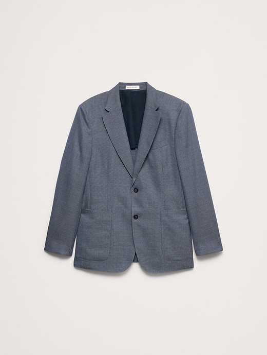 Banana Republic Tailored Slim-Fit Italian Wool Ventile Suit Jacket — photo 5