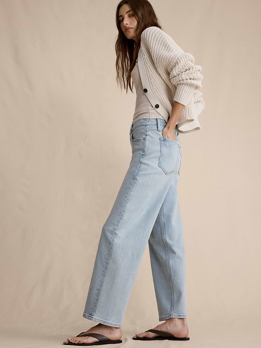 Banana Republic Mid-Rise 90s Loose Crop Jean — photo 4