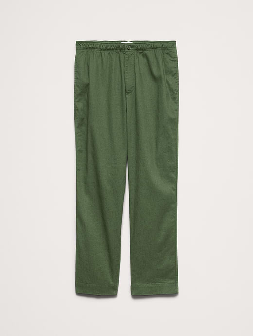 Banana Republic Straight Italian Linen-Cotton Pull-On Pant — photo 5