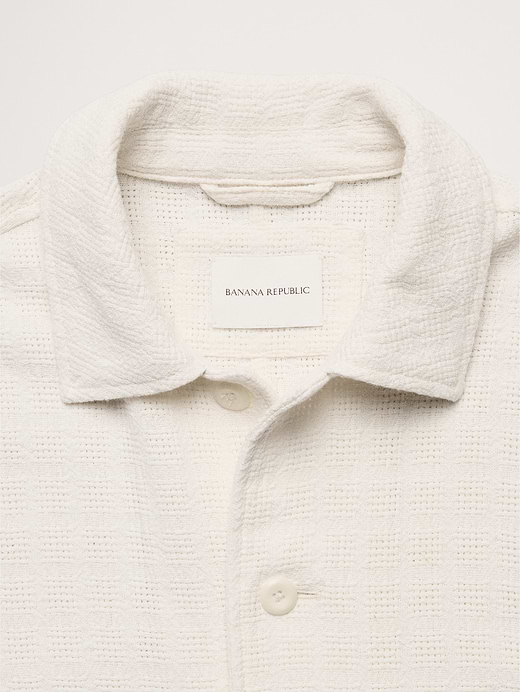 Banana Republic Basketweave Shirt Jacket — photo 7