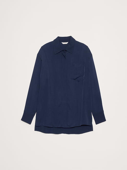 Banana Republic Drapey Button-Back Tunic — photo 5