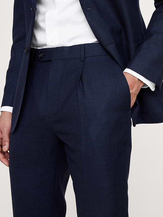 Banana Republic Tailored Slim-Fit Italian Wool Ventile Suit Pant — photo 4