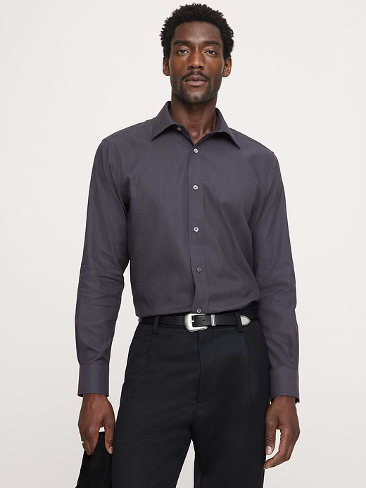 Banana Republic Standard-Fit Wrinkle-Resistant Dress Shirt — photo 1