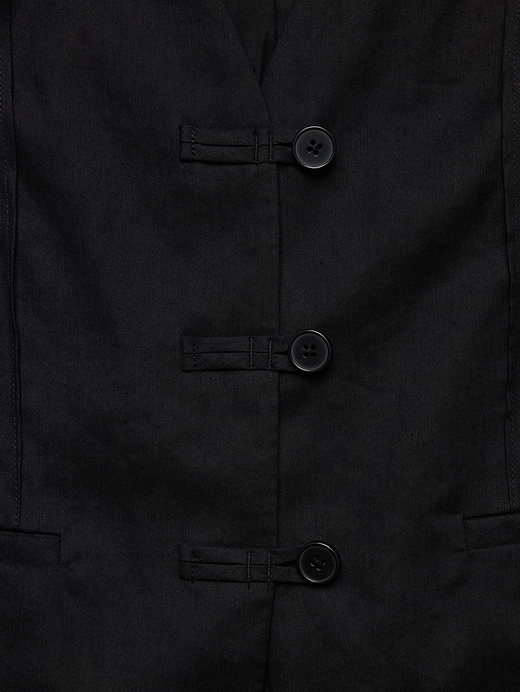 Banana Republic Stretch Linen-Viscose Long Vest — photo 6