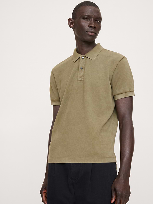 Banana Republic Cotton Pique Polo — photo 1