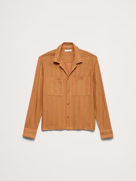 Banana Republic Striped Knit Resort Shirt — photo 5